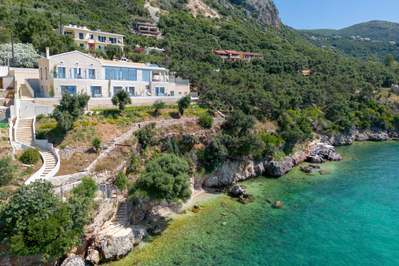 Mirabile Luxury corfu front house view